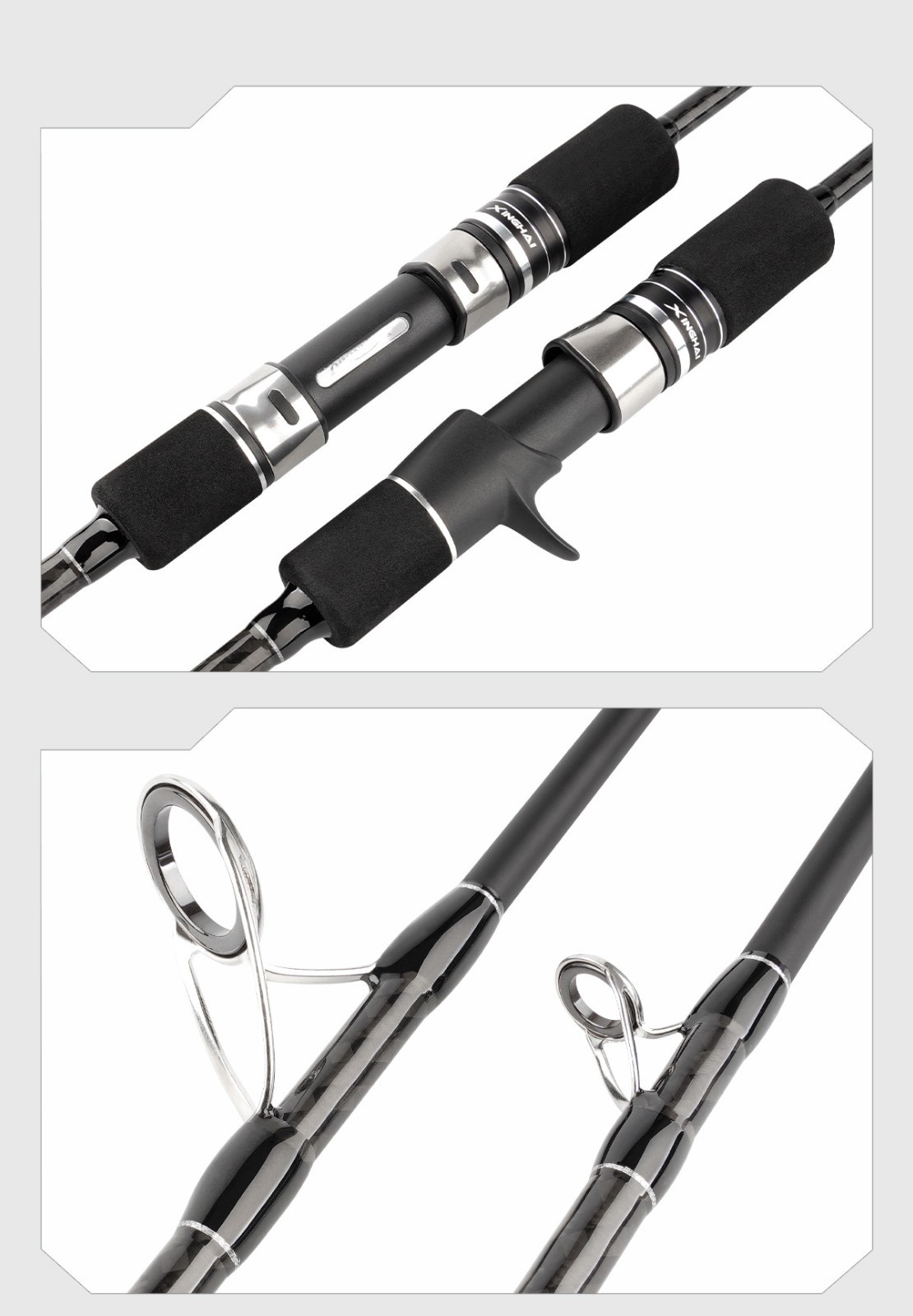 Slow Jigging Fishing Rod 1.83M 1.91M Spinning Casting Ocean Rod Lure Wt 100-350g