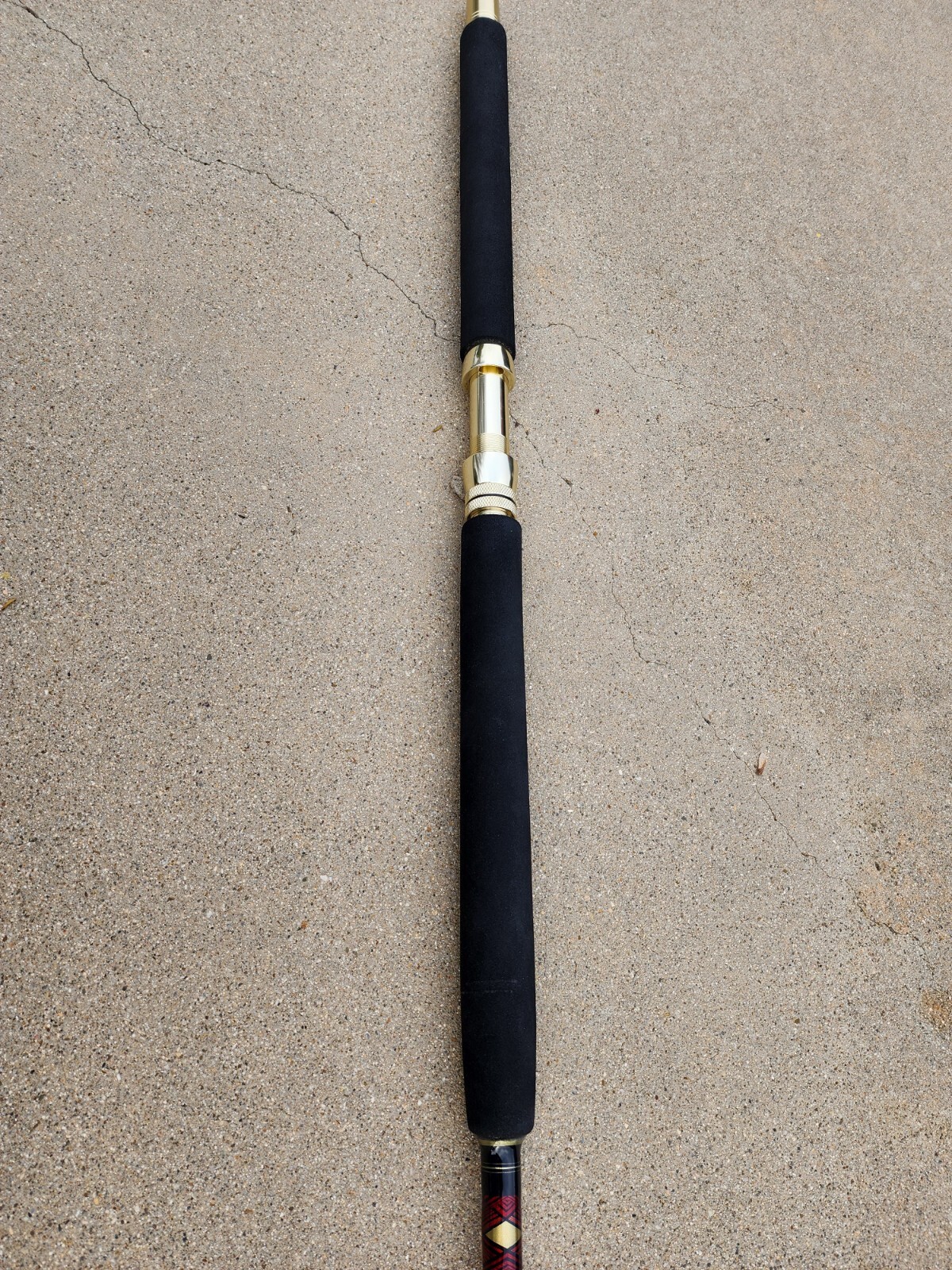 Rain shadow 7′ 1″ rail Rod deep sea fishing Rod.