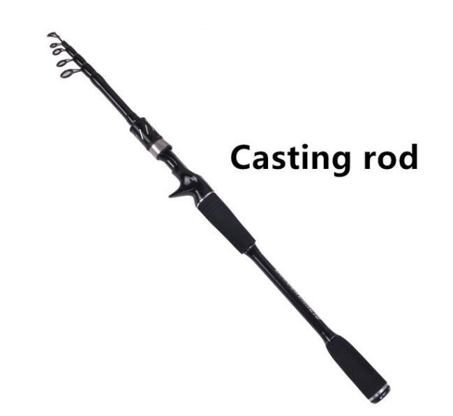Telescopic Fishing Rod 1.8M-3.6M Carp Carbon Fiber Fishing Pole Spinning Casting