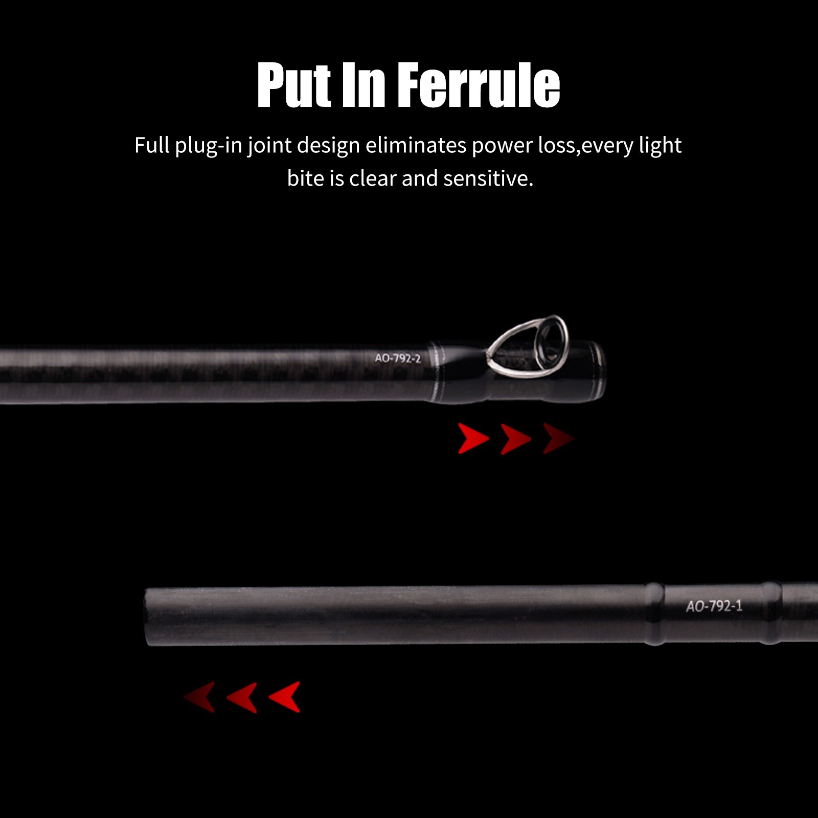 PURELURE Amaro PRO Big Game Fishing Rod Cast/Spin 2-Piece 7’0″-8’3″