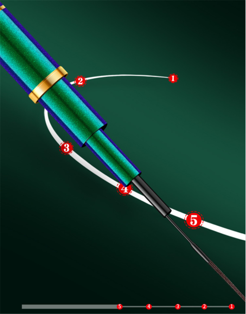 High Quality Superhard Carbon Fiber Fishing rod 3.6-9.0m