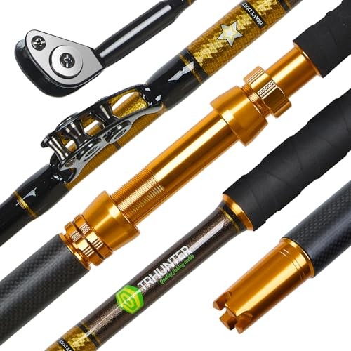 TRHUNTER Offshore Trolling Rod Saltwater Big Game Boat Fishing Rod Heavy Duty…