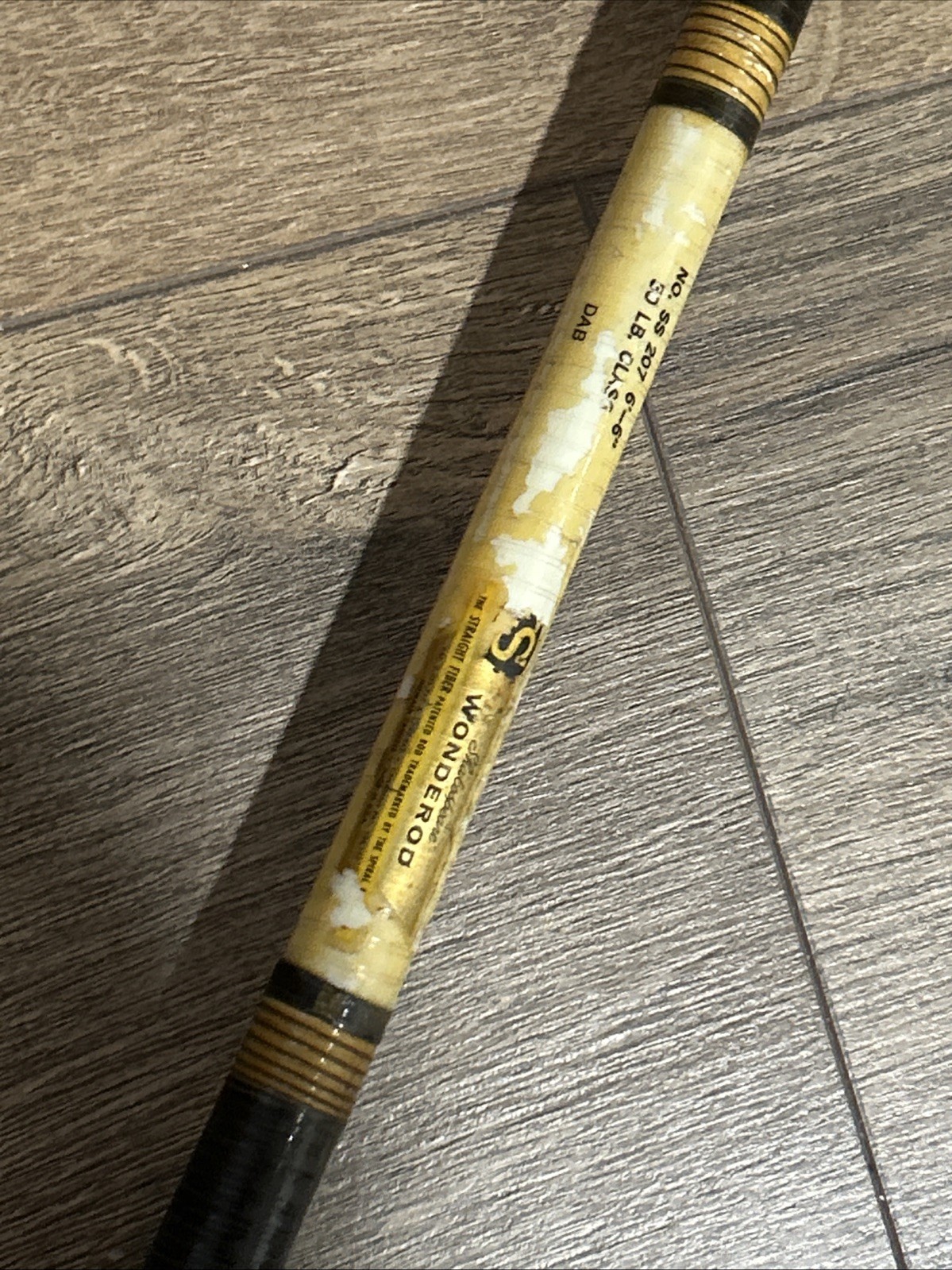 Vintage 6’6” Shakespeare Wondered Trolling Rod, Boat Fishing 30LB Class, One Pc