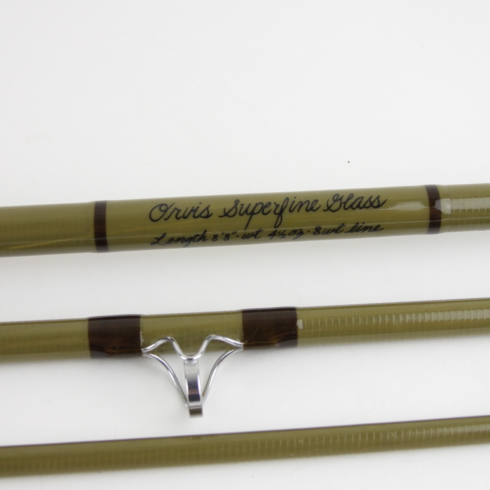 Orvis Superfine Glass Fly Fishing Rod. 8’ 8”. 8wt. W/ Tube & Sock.