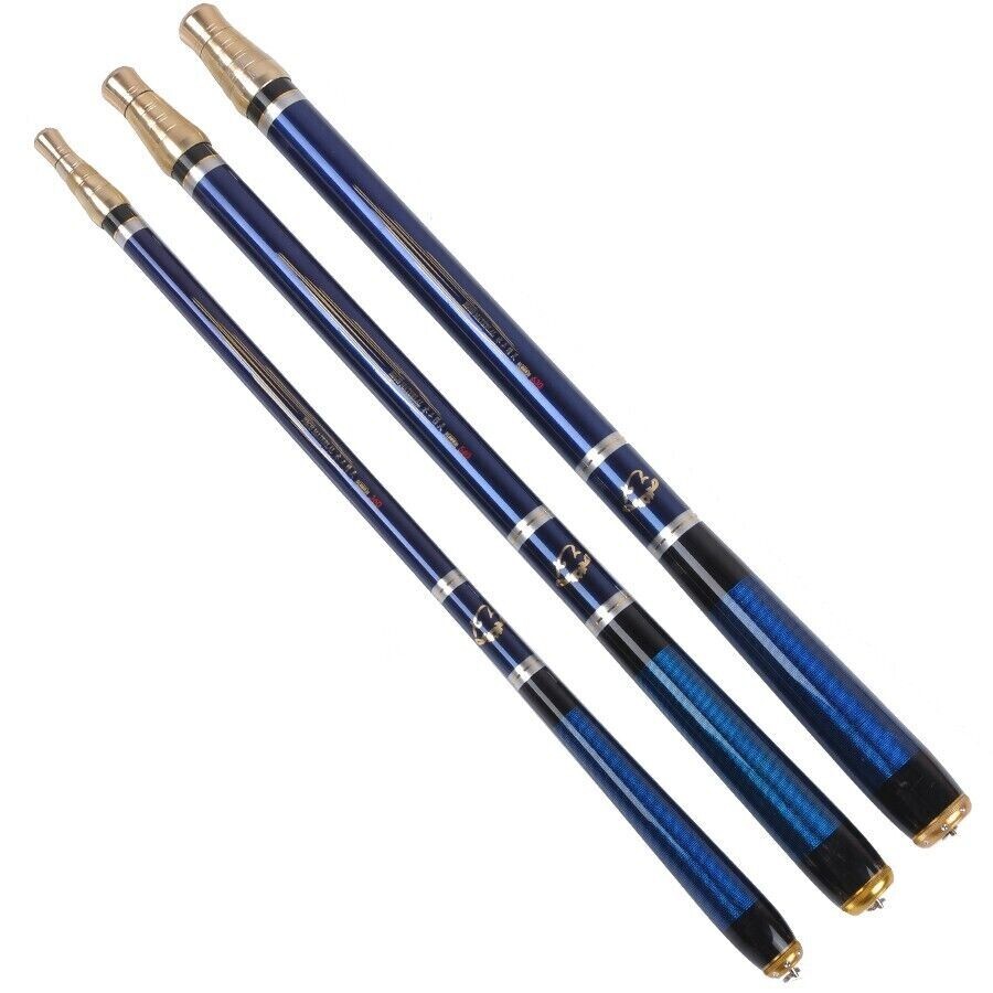 3.6-6.3M Carbon Fiber Four Positioning Fishing Rods Telescopic Stream Feeder Rod