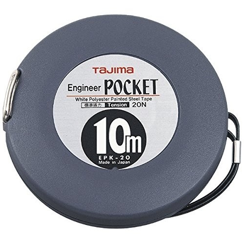 Tajima Engineer Pocket Width 10mm Length 10m Tension 20N EPK-10BL NEW