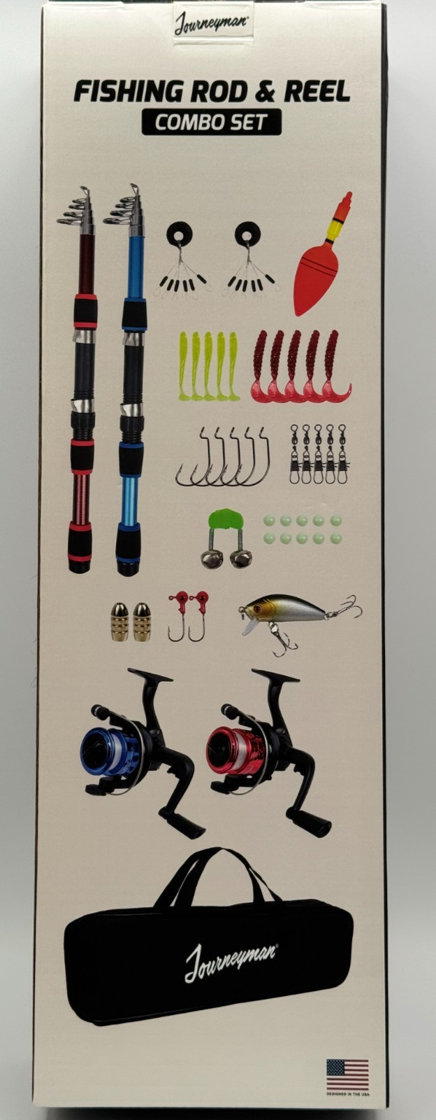 Journeyman Fishing Rod & Reel Combo Set – NEW In Box