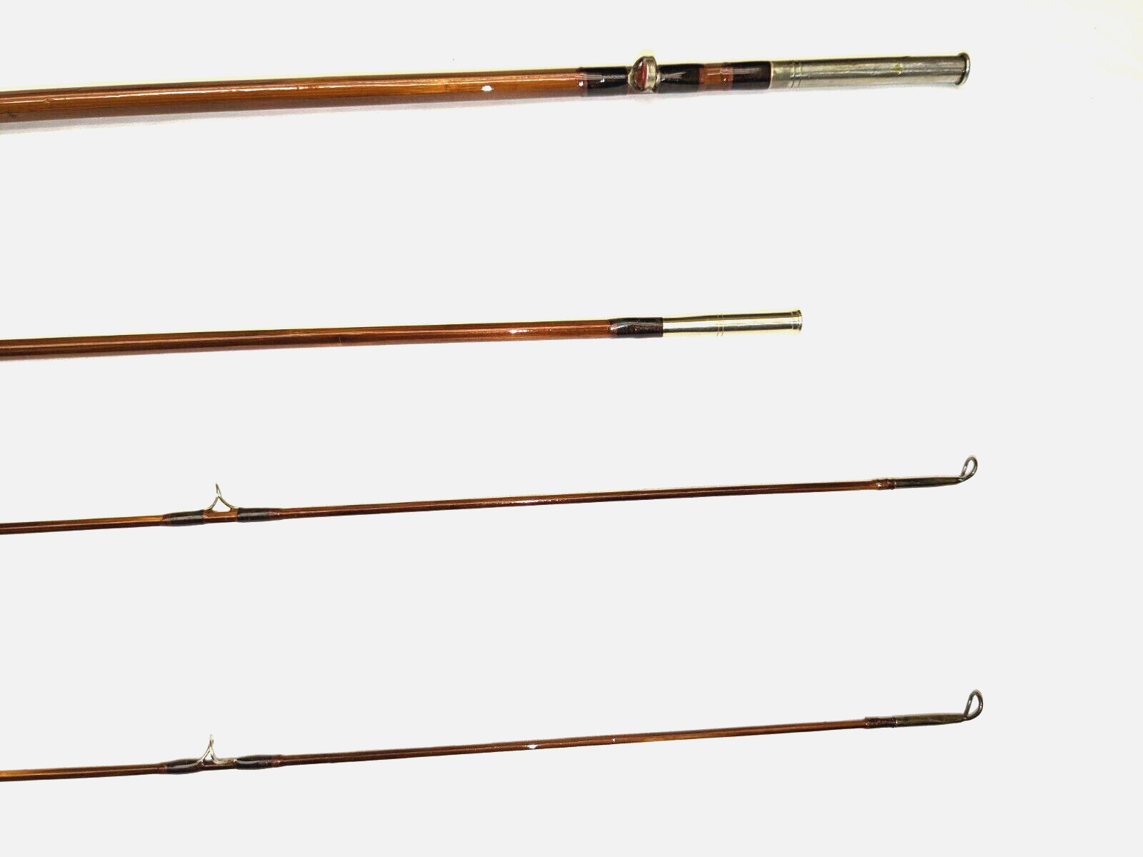 Southbend Bamboo Fly Rod Model 359 3-pc 8 1/2 ft with bag and aluminum tube