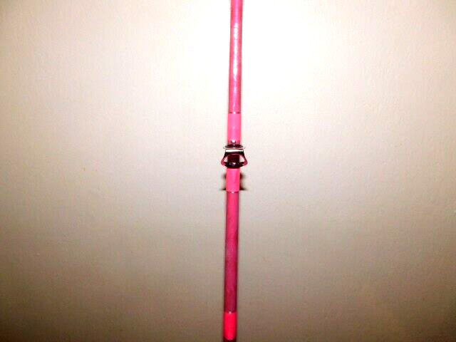 CUSTOM CONVENTIONAL BOAT ROD 7′ PINK PEARL MARBLE 20-40 LB TURBOS NEW