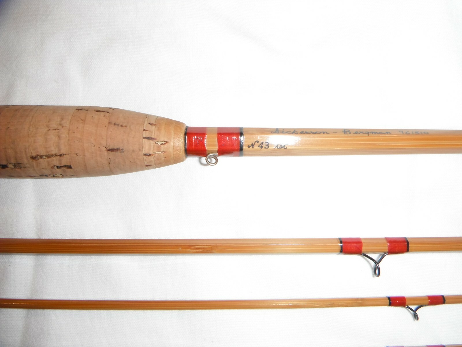 Fly Rod bamboo reproduction Dickerson 761510 7’6” linea 4#5 .(2TIP)
