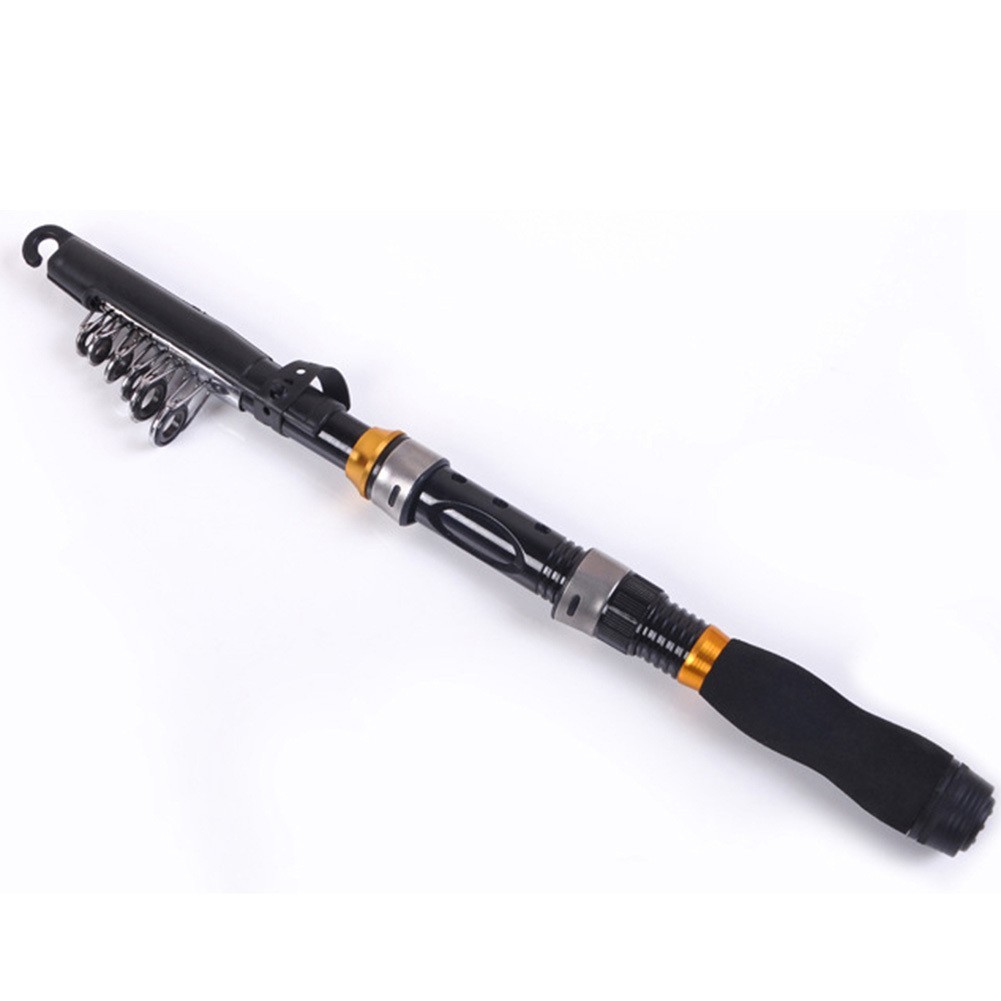 Travel Ready Telescopic Fishing Rod with Smooth Reel for Quick Fishing Setup