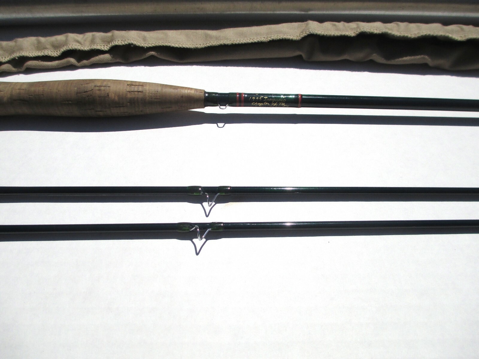 Rare Custom Big River Fly Fishing Rod Custom 2 Piece 5-6-7 Weight 9′ w Tube NICE