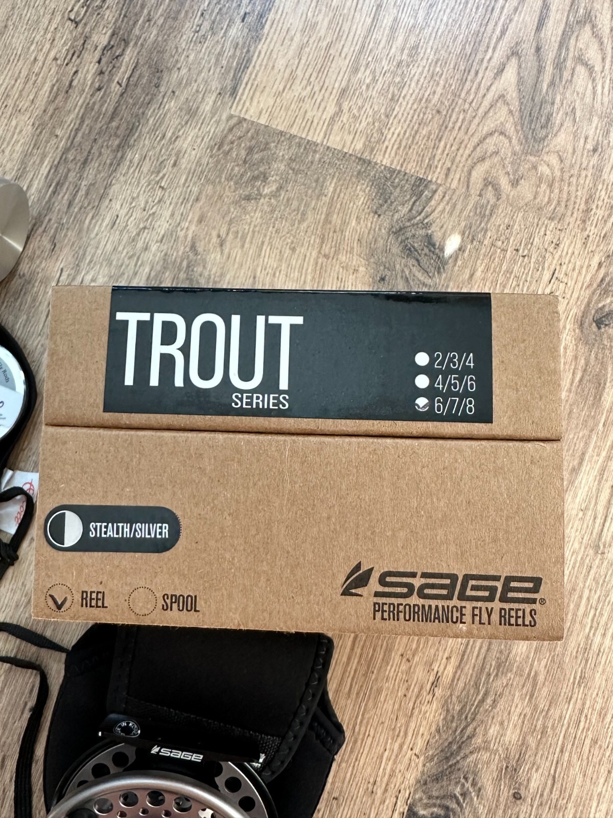 Scott G2 flyrod #7 9 feet 4-pic. Sage Trout 6,7,8 Reel