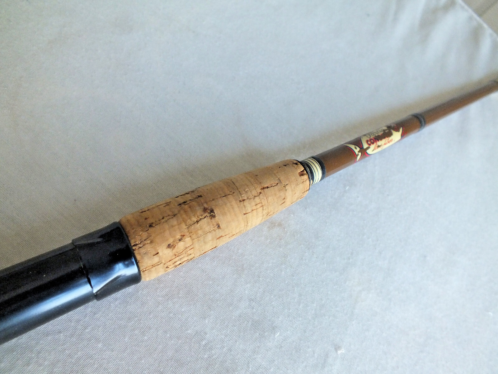 garcia conolon fishing rod 2452 med action spinning rod 2 piece 7′ ft live fiber
