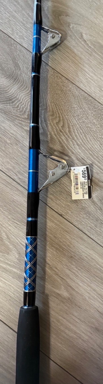 CHAOS Tuna Buster 50-100 Straight Butt 6FT Rod New