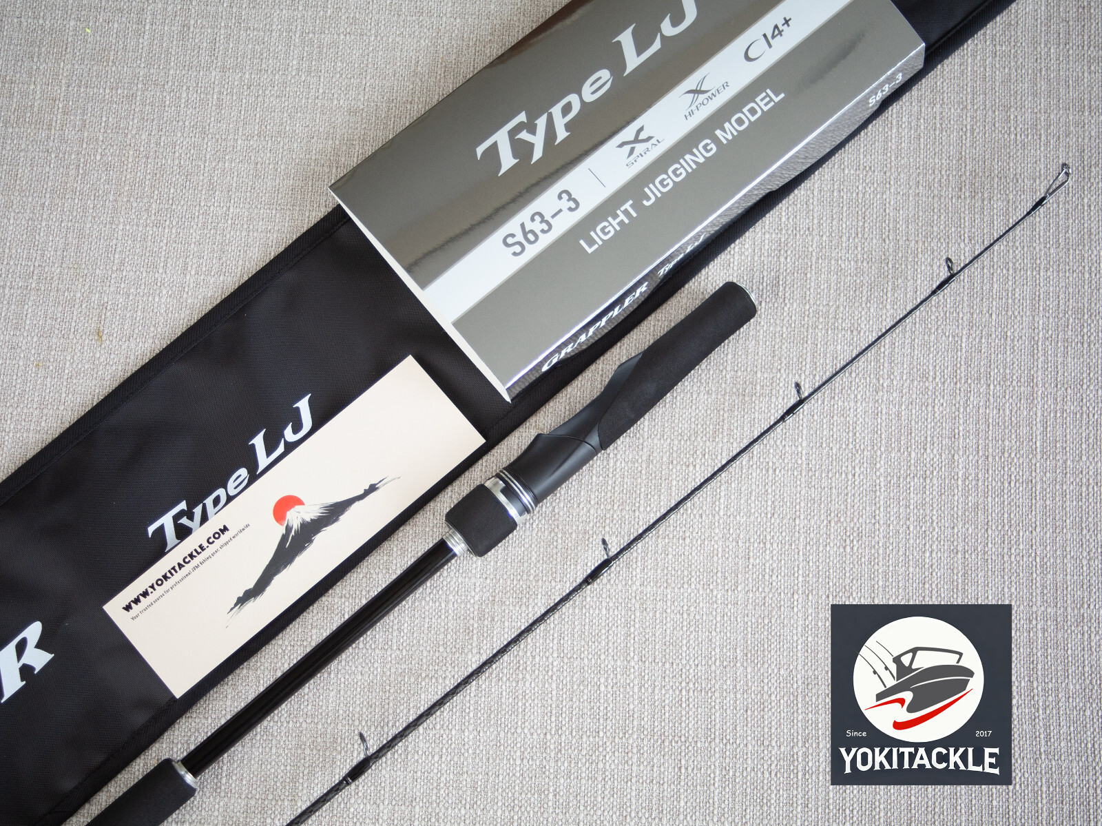 Shimano 25 Grappler Type LJ S63-3 Spinning Rod Shipping from JAPAN