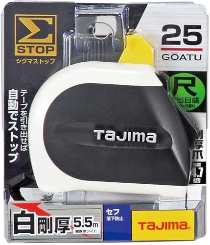 Tajima SFSS2555S Tape Measure 5.5m x 25mm Shaku Scale