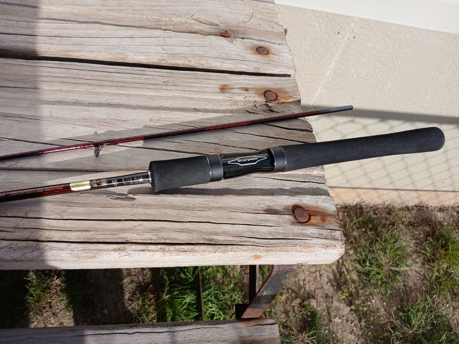 Shimano JDM Scorpion 2602R-2 XV Light 6ft 2pc Spinning Rod!