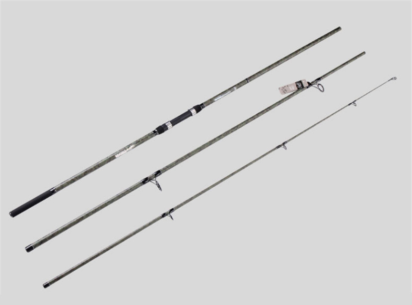 High Strength Carbon Fibre 3 Sections Surf Rods Casting Weight:100-300g