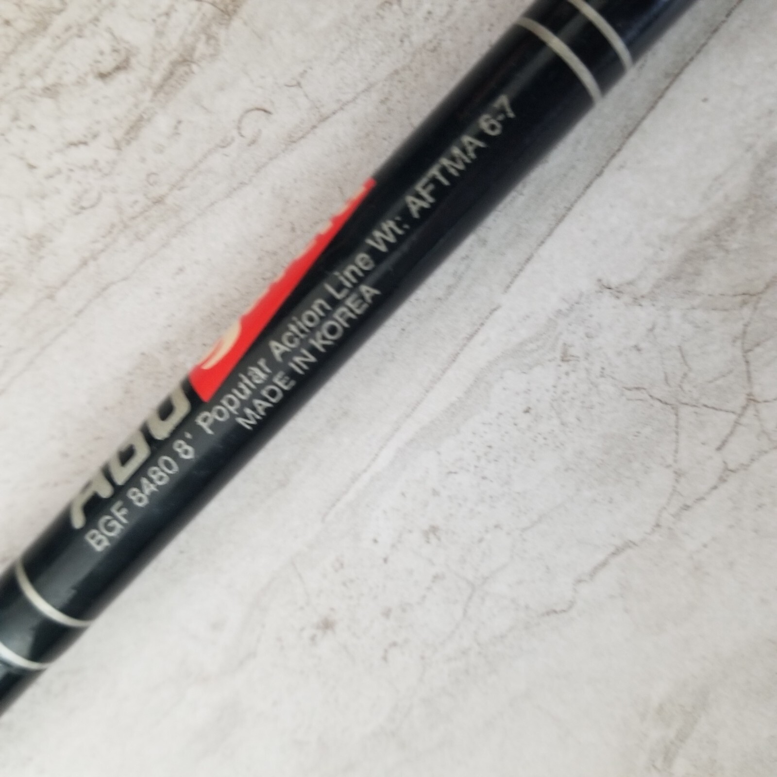 Vintage ABU GARCIA Fly Rod 8’0” 2 Pc Vintage Black BGF 8480 Good Used CONDITION
