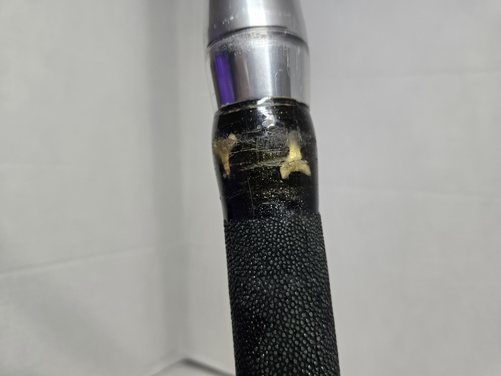 Custom Built Exotic Fishing Rod Shark Teeth Stingray Grip 6’3 Pole Big Game