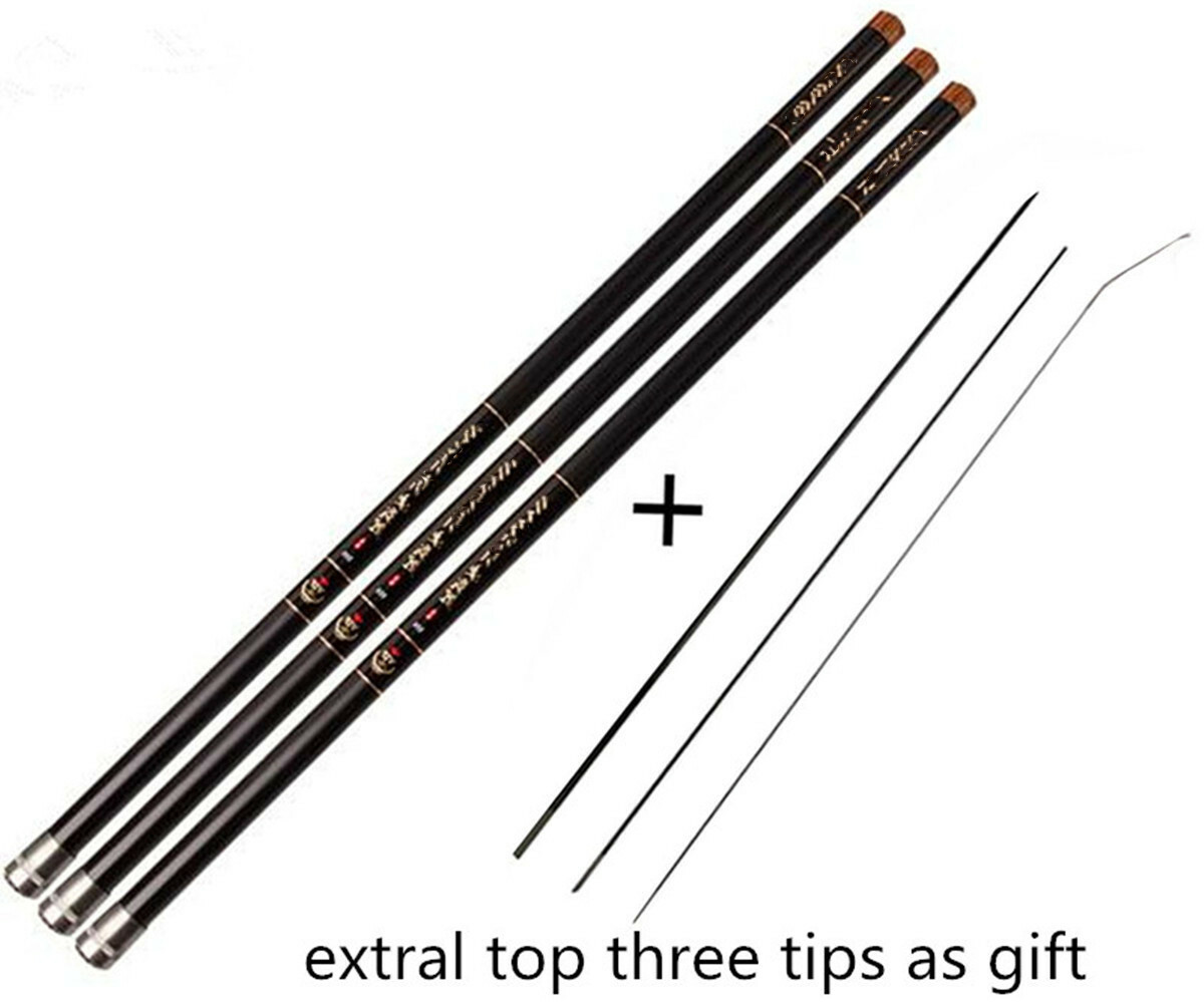 Telescopic Fishing Rod Carbon Fiber Stream Rod Ultra-Light 8m 9m 10m 11m 12m 13m