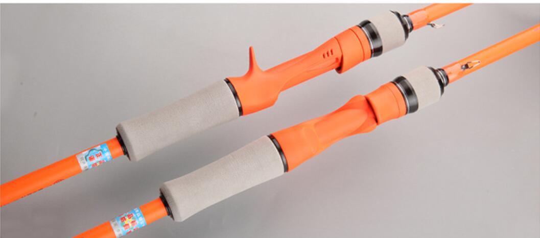 Casting Spinning Fishing Rods 1.65m/1.8m Carbon Fiber Rod 2 Section Travel Poles