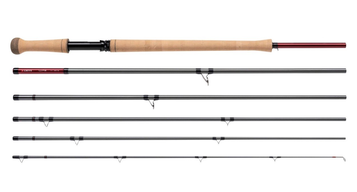 Greys Wing 6 Pc Double Handed Travel Fly Rod 14’ ft 8 / 9 wt. Salmon Spey NEW