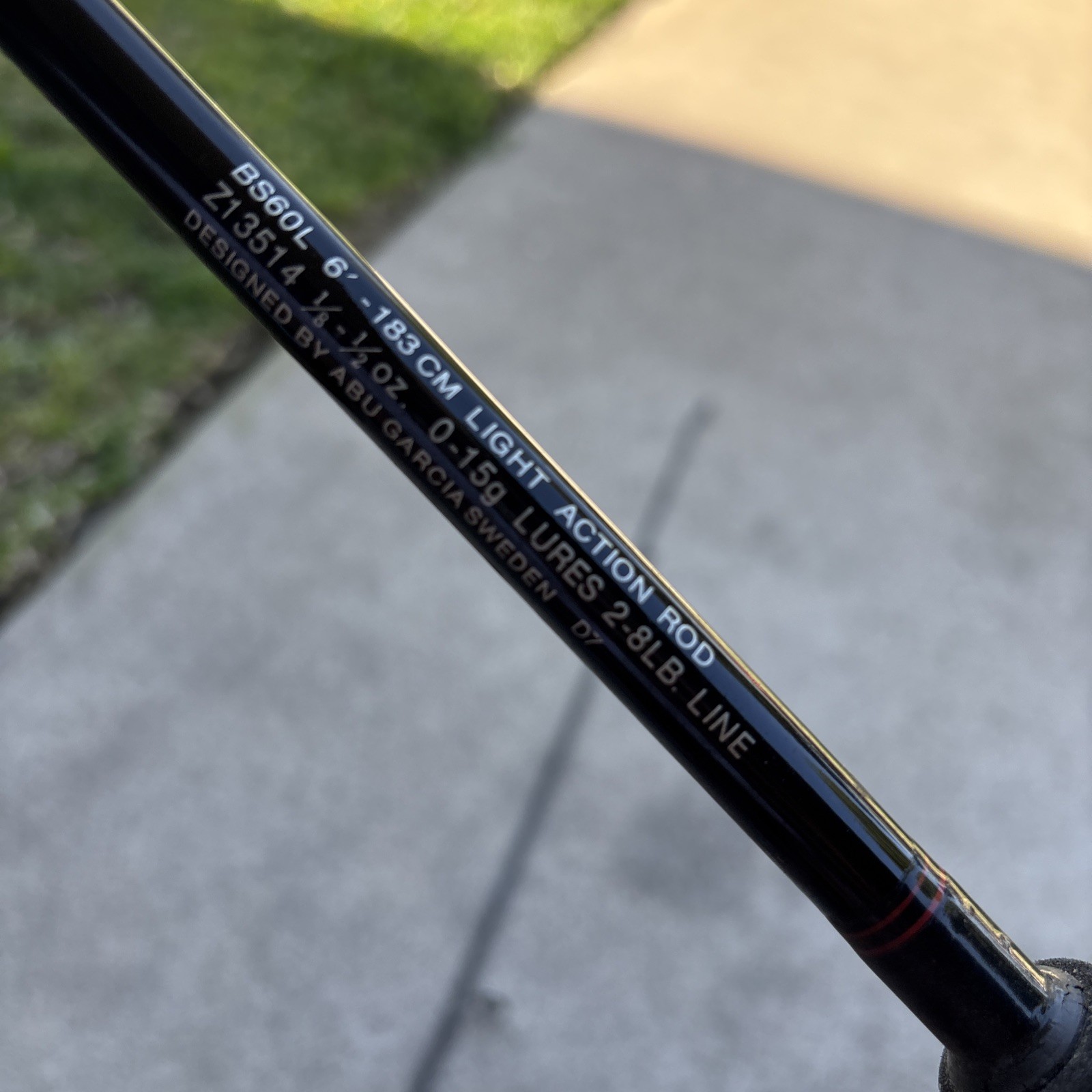 VTG Abu Garcia 400 Balanced 6’ Light Action BS60L Spinning Fishing Rod 2-Piece