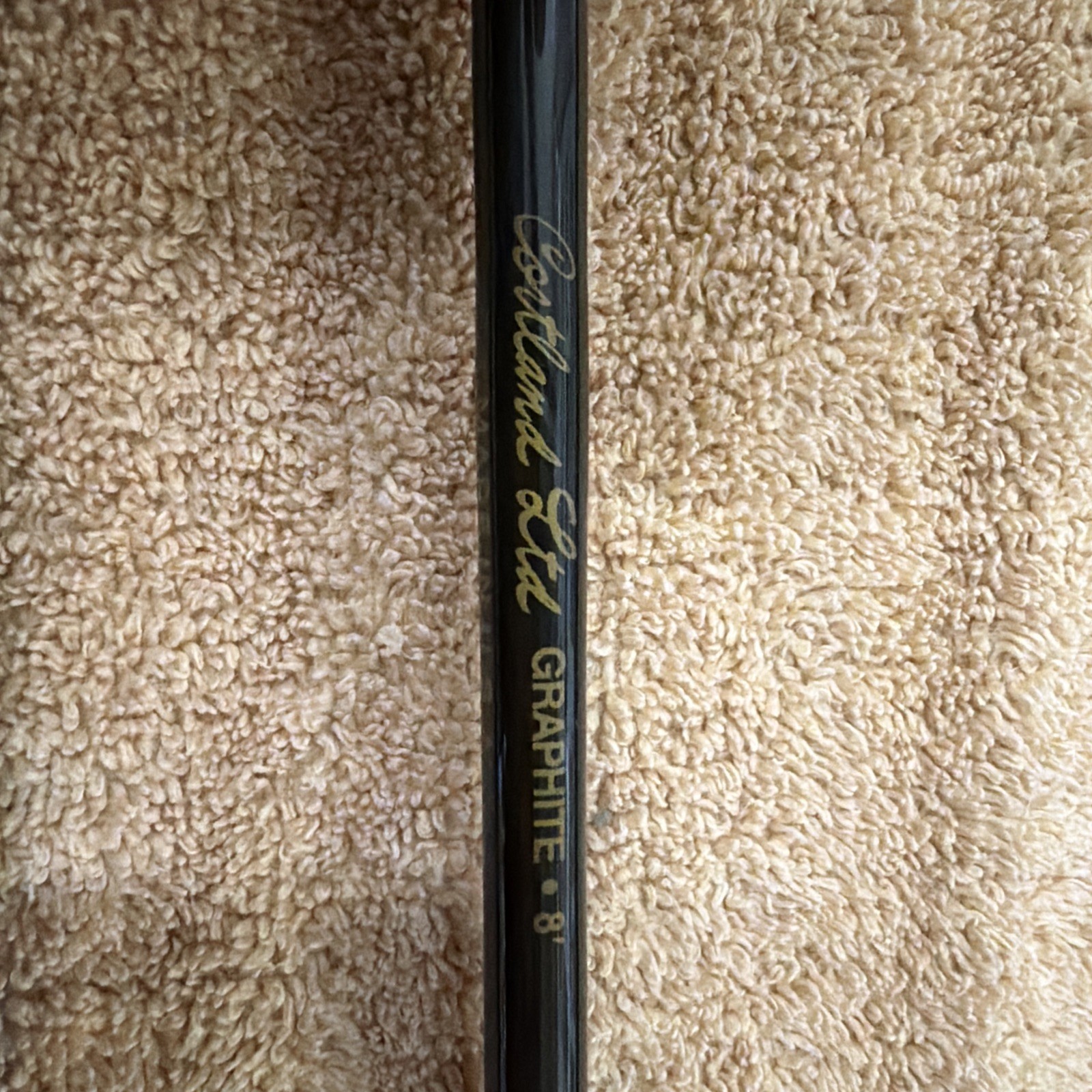CORTLAND LTD Graphite 1970’s 80’s Made in USA. 8′ 2 piece