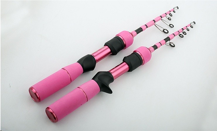 Super Short Telescopic Fishing Rod Portable Multi-Functional Fish Rod 1.5-1.8M