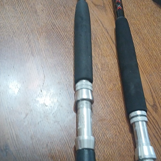(2) Penn Senator 3165RS 6’6″ Trolling Rod 40-60lb & 60-80lb