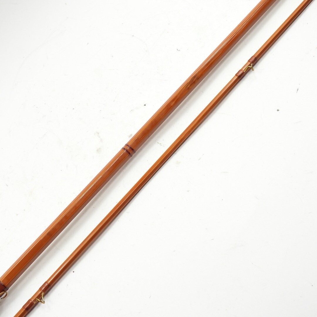 Custom-Built Bamboo Fly Fishing Rod. 8’ 6wt. W/ Wood Case. Drew Spanogle Maker?