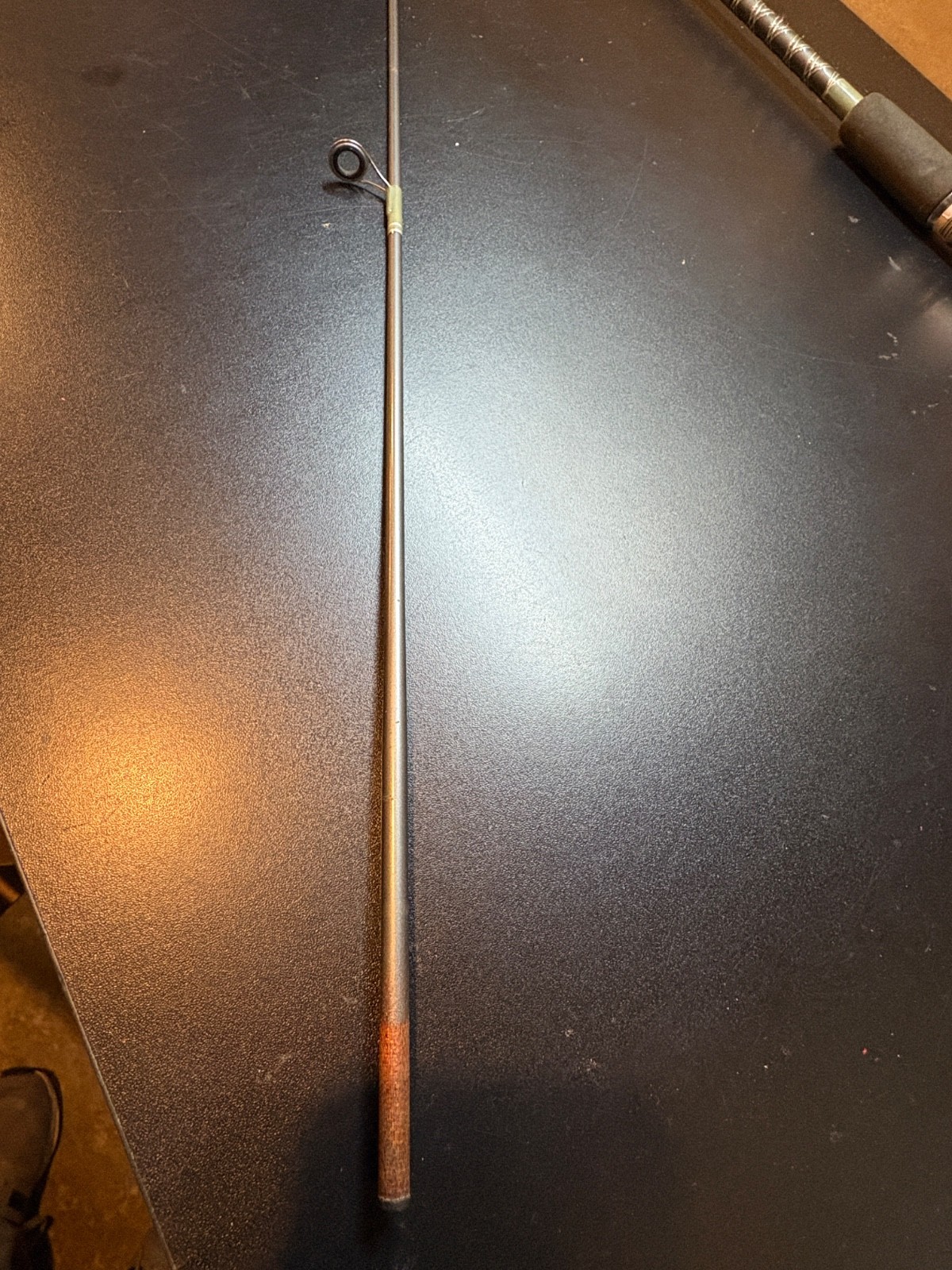 Vintage Zebco SPORTFISHER Combo Series 6′ 2PC Gray Medium Action Spinning Rod