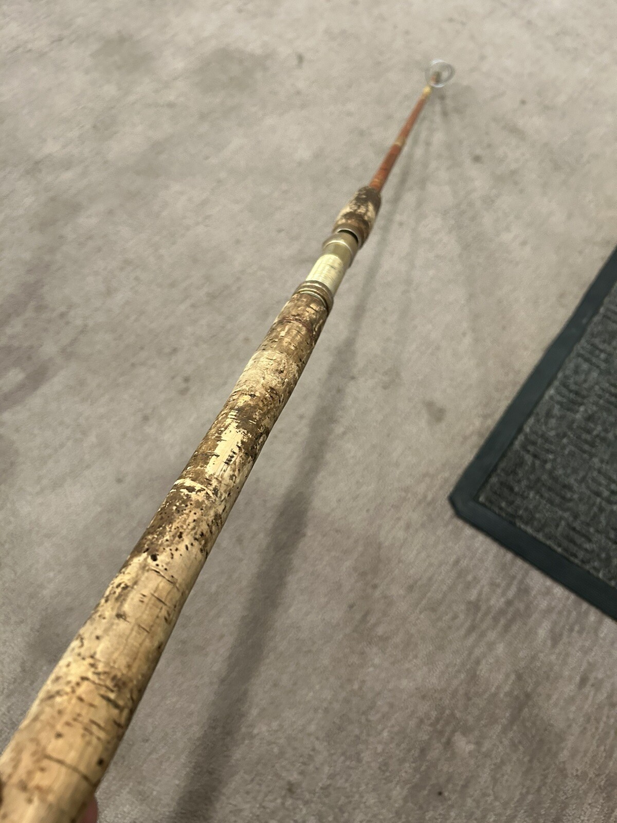 Vintage WRIGHT & McGILL Granger “Steelie” 2 Piece Spinning 8’6″ Rod Colorado US