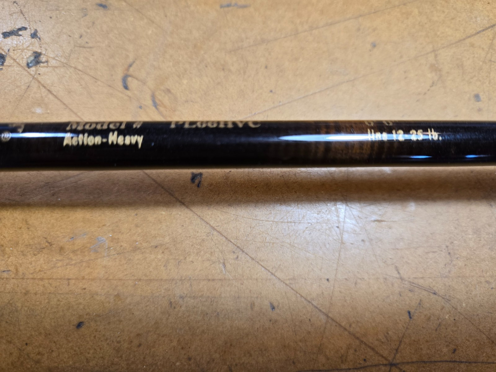 Two 6’6″ Graphite Casting Rods Shakespeare Ugly Stick & Eagle Claw Powerlight
