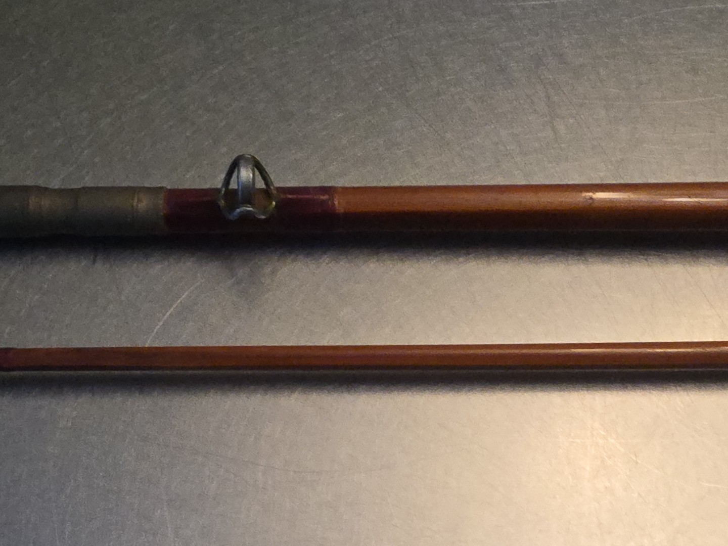 Antique / Vintage Montague Dreadnought Genuine Tonkin 6 ft Boat Rod- Two Piece-