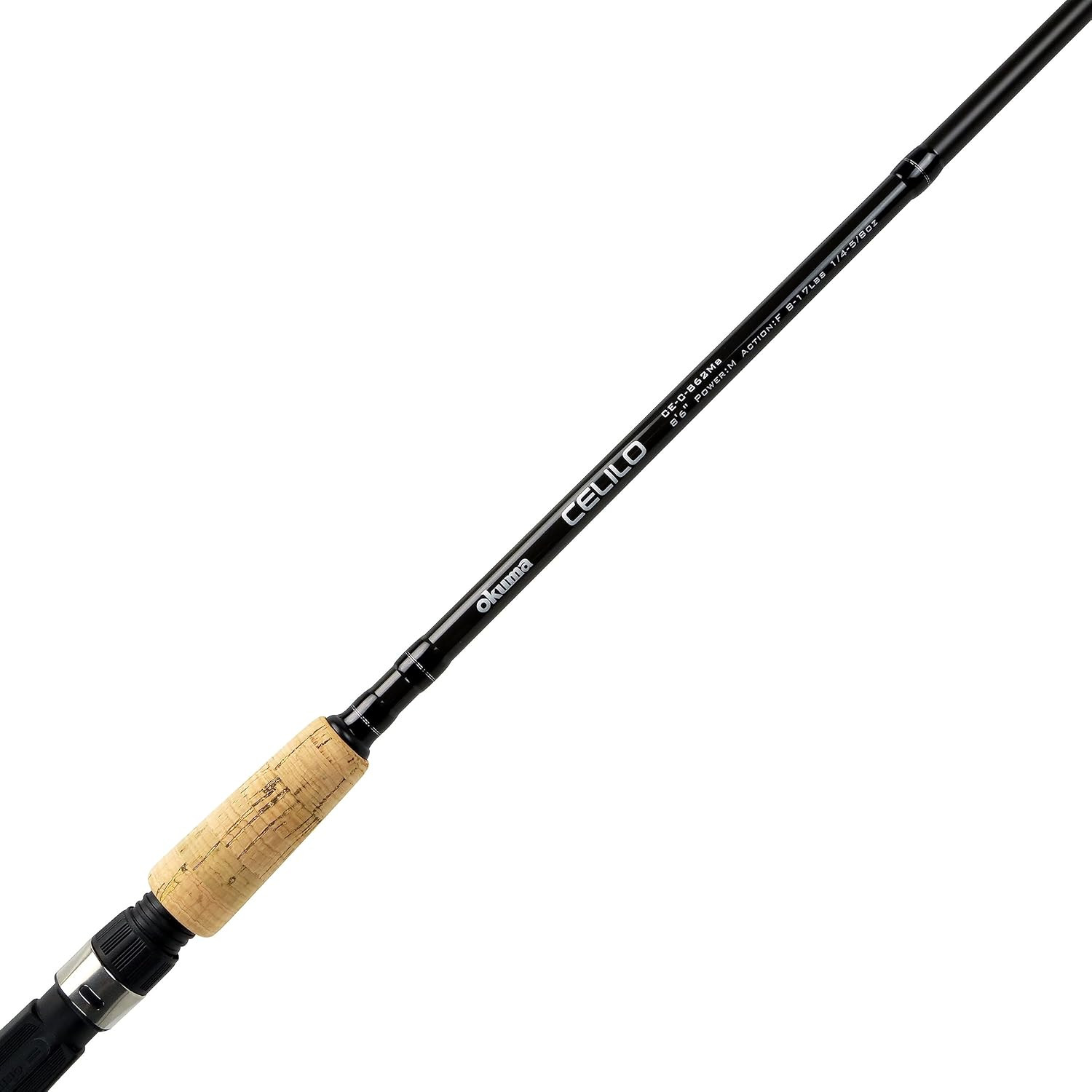 Celilo Salmon and Steelhead Lightweight Graphite Rods, Ce-C-962Mlb, Black