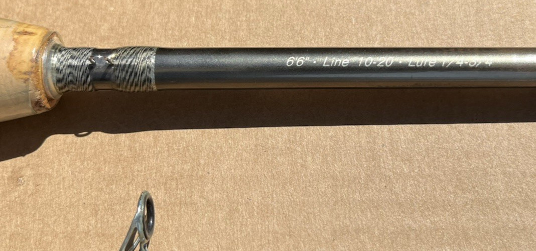 Pro Series IM8 PM2-6′ 6″ 3 pc. Med. Hvy. 10-20 Ln. 1/4-3/4 lure wt. Casting