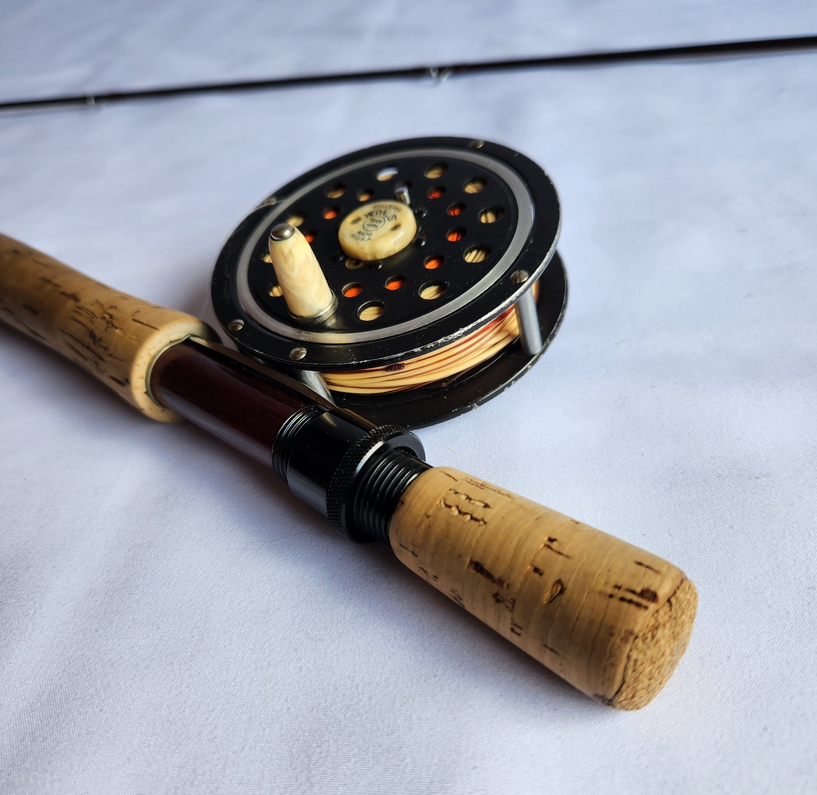 Vintage G Loomis IM6 Graphite F1149 9WT Fly Rod Pflueger Medalist USA