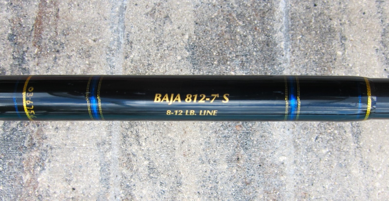 Custom MELTON INTERNATIONAL BAJA812 Live-Bait Spinning Rod: 6’6″; 8-12 lb -NEW!!
