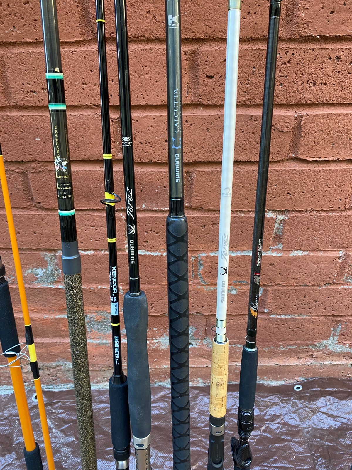 24 Fishing Rods Calstar Shimano Phenix Kencor