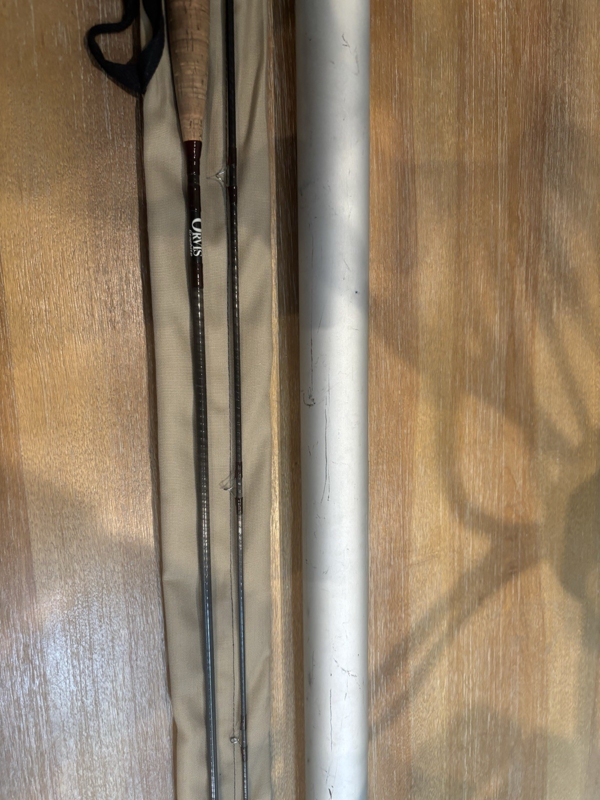 ORVIS Graphite Fly Rod — 7 1/2 ‘ 6wt “TROUT” Model — Excellent