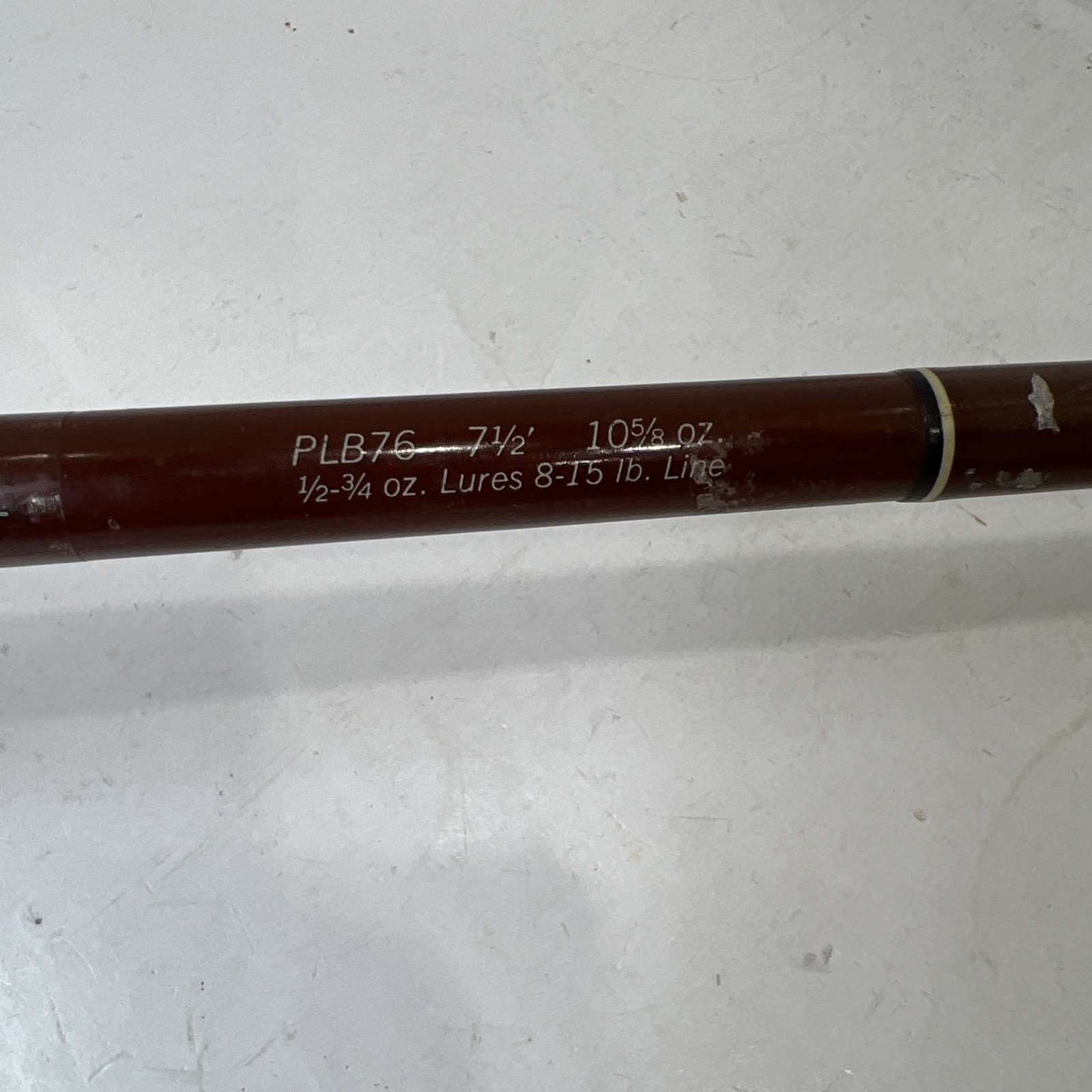 Vintage FENWICK PLB76 Spinning Rod made in USA- 8-15lb test 7 1/2′