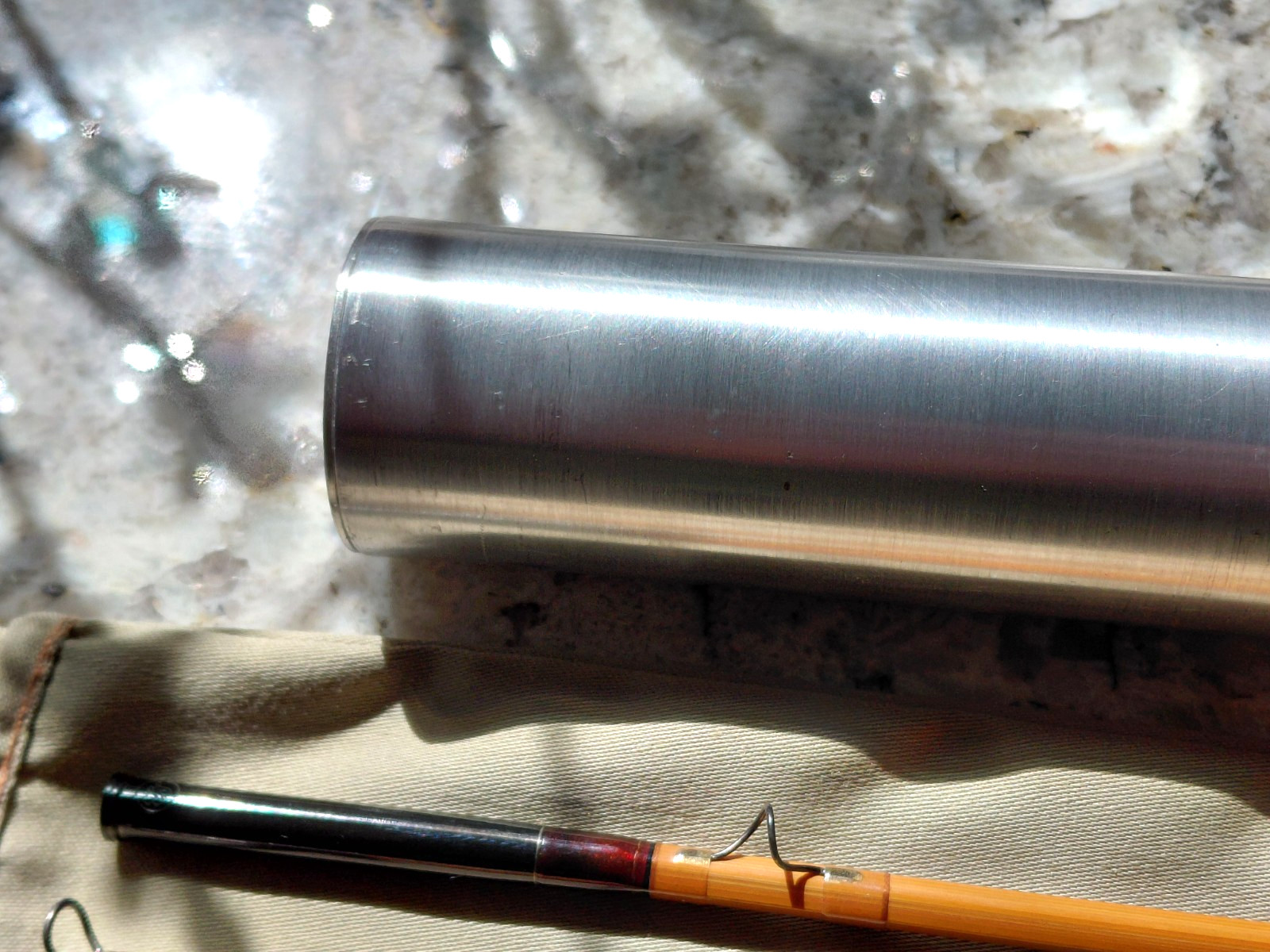 Thomas & Thomas Classic 8″ 6wt 4.8 oz SN# 3707 Bamboo Fly Rod Excellent 97 %