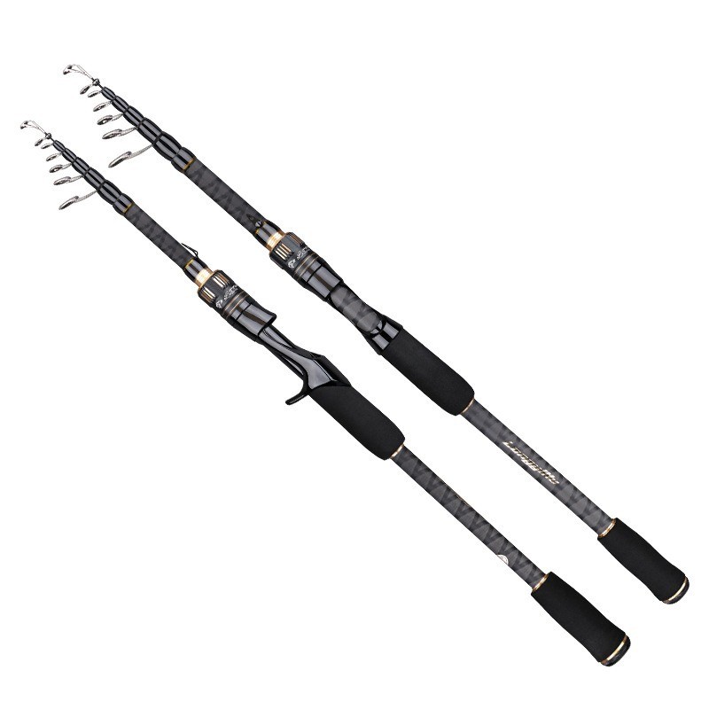 Telescopic Fishing Rod Carbon Fiber Travel High Sensitive Rods Fast Action Pole