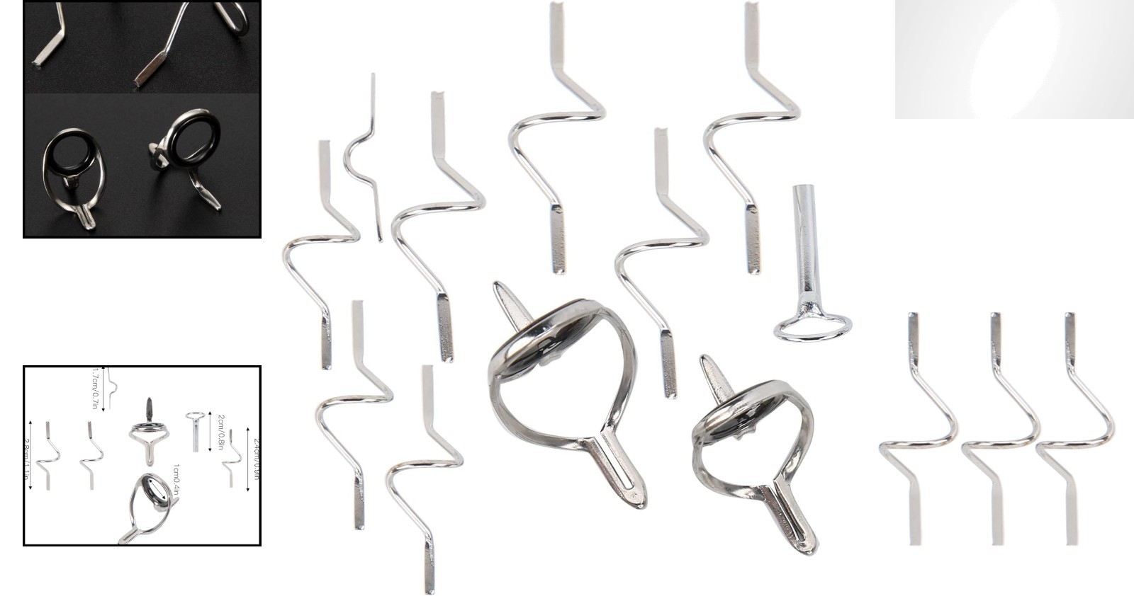 Modern Fly Rod Set with Polished Stainless Steel Tools for Angling Enthusiasts