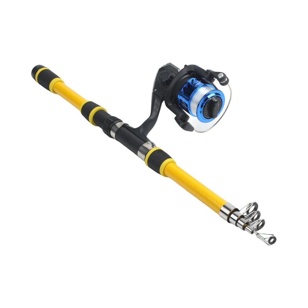 Complete Fishing Rod For Combo Telescopic Carbon Fiber 18 Meter Reel Gear Set