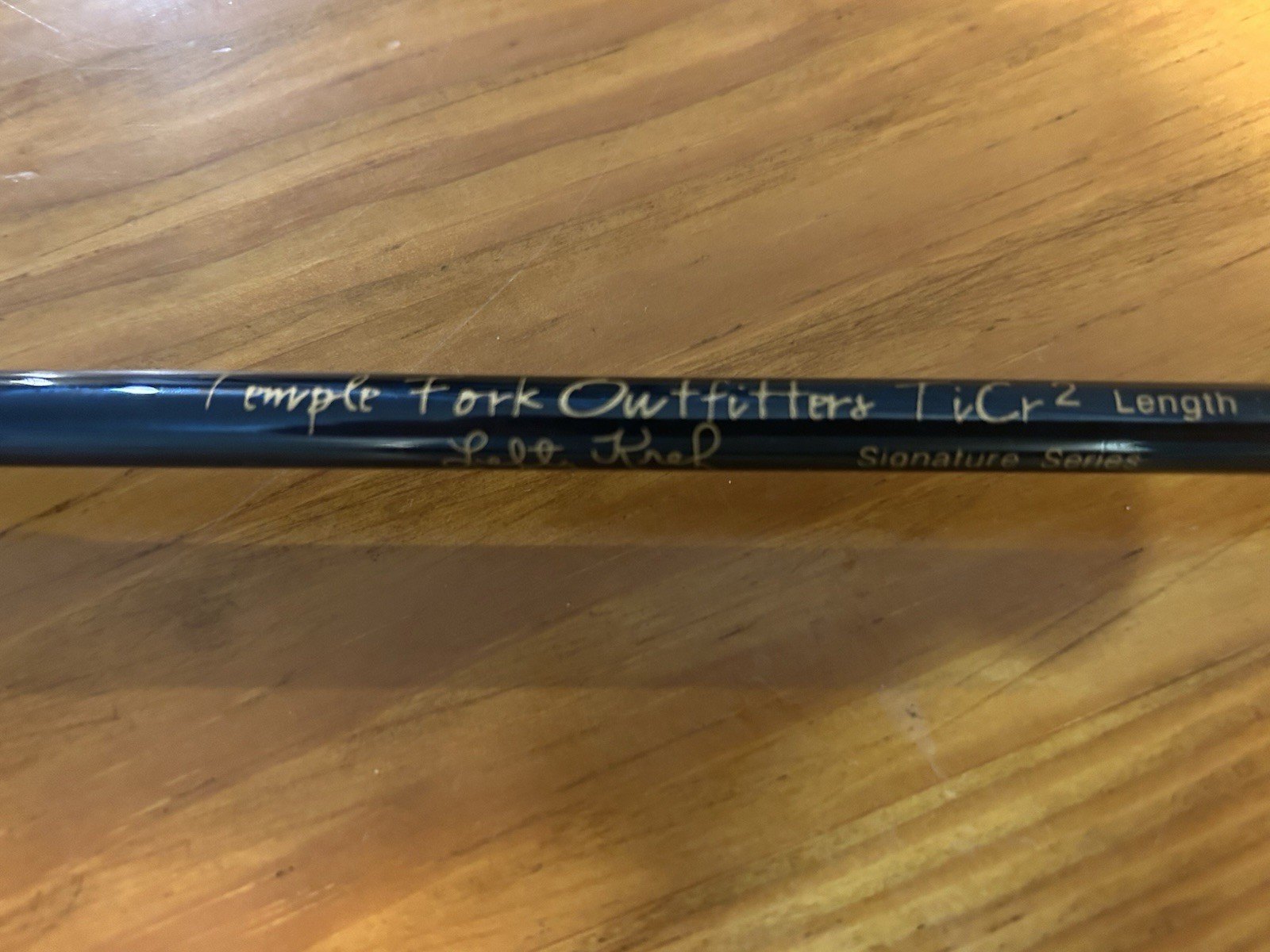 TFO TiCr2 Lefty Kreh Signature series 7’ 3 piece casting rod