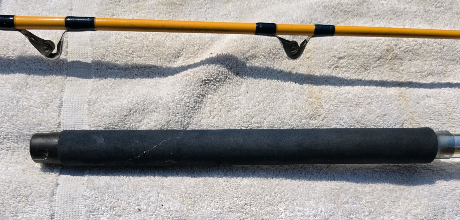 Eagle Claw Starfire SF404 8’6 2 Pc Trolling Rod AFTCO Roller Guides Fishing Rod